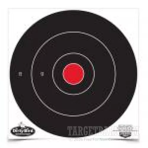 12-Pack – Birchwood Casey 12″ Bulls-Eye Splatter Targets