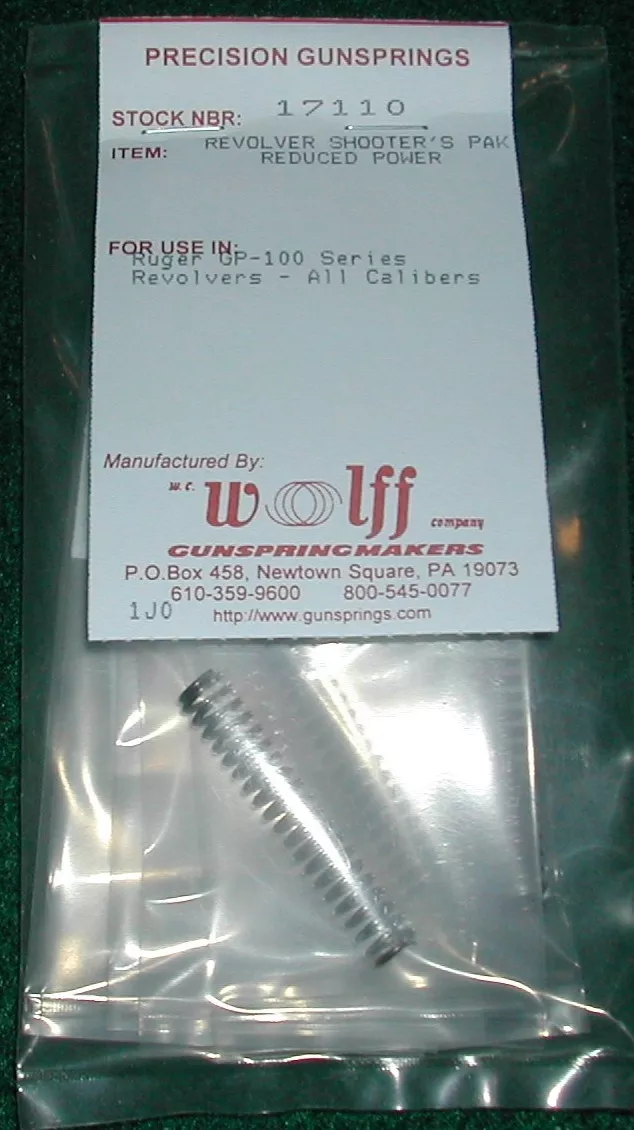 17110 Wolff Ruger GP-100 Reduced Power Shooters Pak