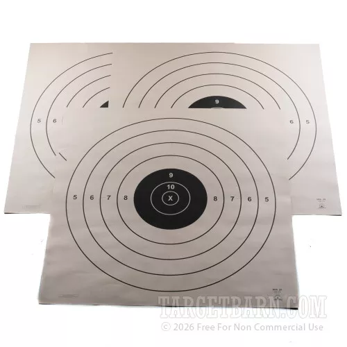 200-Yard High Power Rifle Paper Targets for Sale – Target Barn