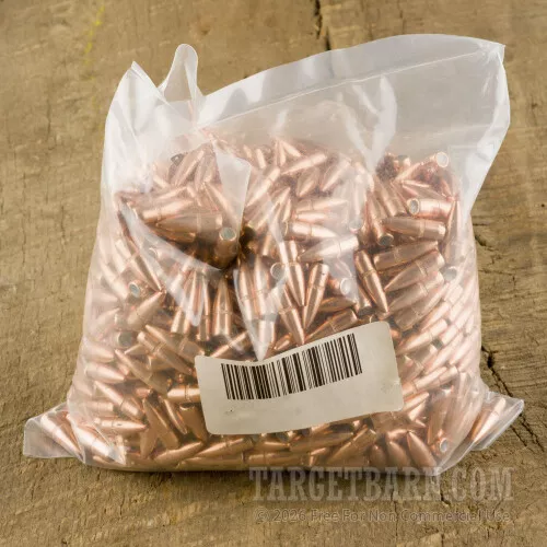 .224″ Hornady 223 Remington 55 Grain FMJ Bullets – 6000