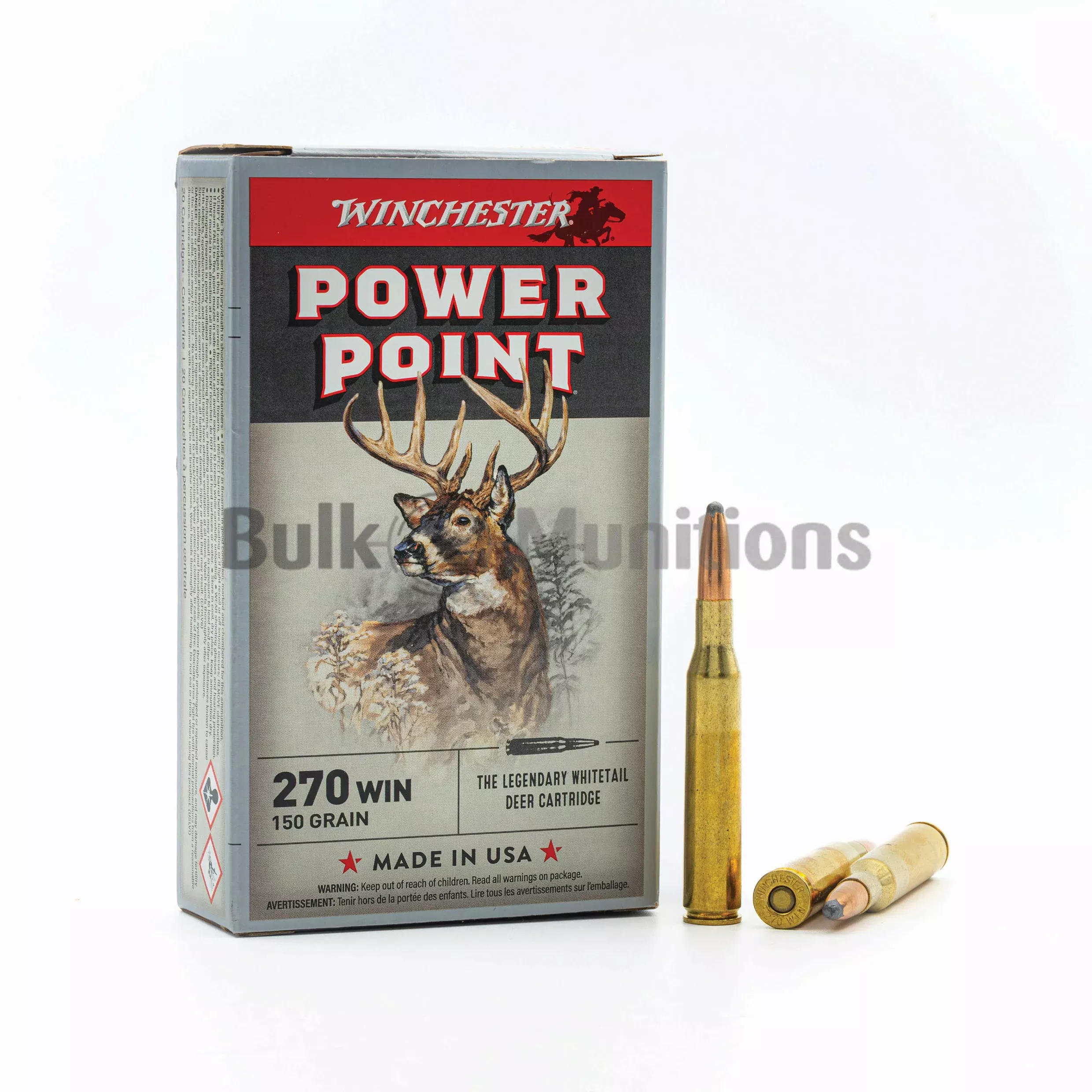 270 Win - 150 gr PP - Winchester Super-X (X2704) - 200 Rounds