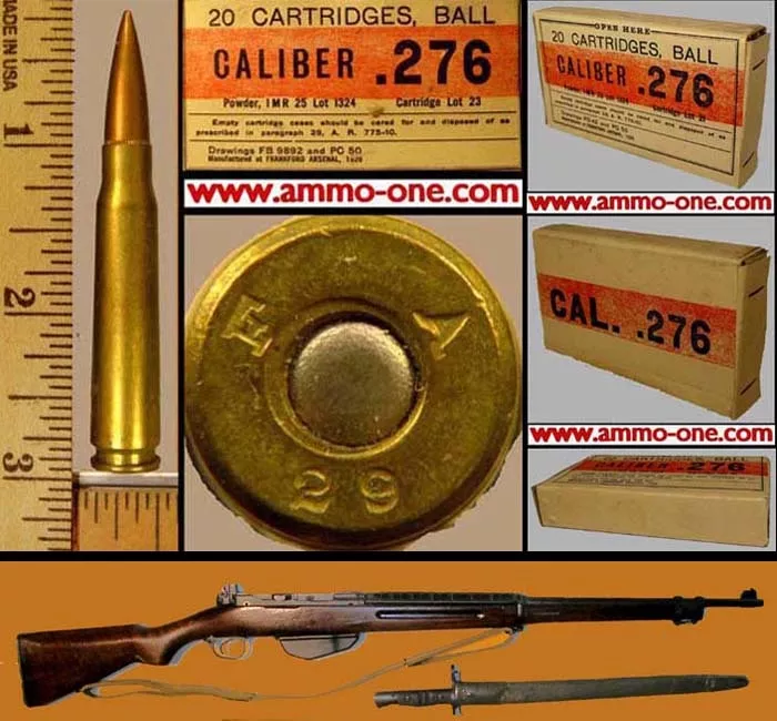 .276 Pedersen, Military Exp, Box of 20, Sold Out, more available, click on the page. – Ammo-One1