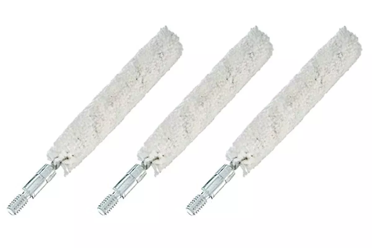 3 Pack – Muzzle-Loaders Cotton Bore Swabs .32 Caliber 10-32 Threads – MZ4111