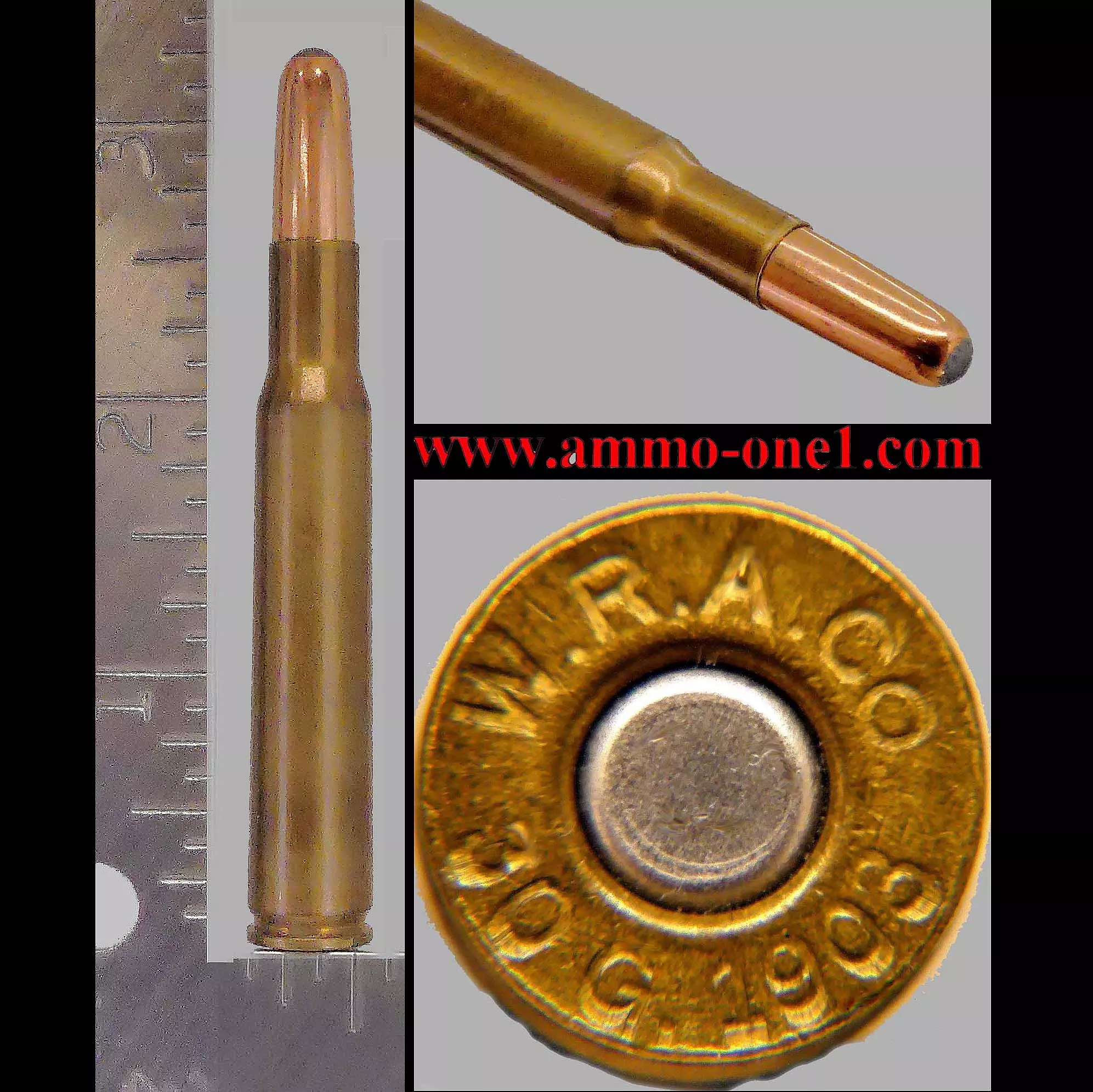 .30-03, (1903 30G) Winchester “W.R.A” H/S ! VERY LIMITED!, One Cartridge not a Box!. – Ammo-One1