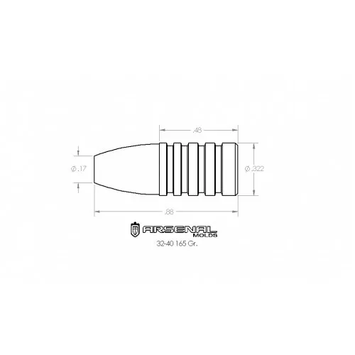 32-40 165 Grain RF Bullet
