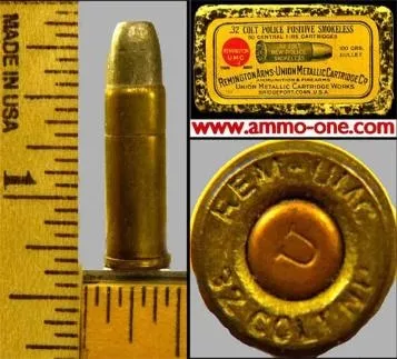 .32 Smith & Wesson Longwith REM/UMC H/S by Remington, One Cartridge, not a Box!. – Ammo-One1