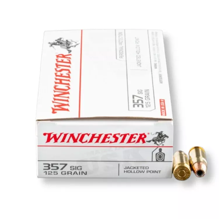 357 Sig - 125 Gr JHP - Winchester USA (USA357SJHP) - 500 Rounds
