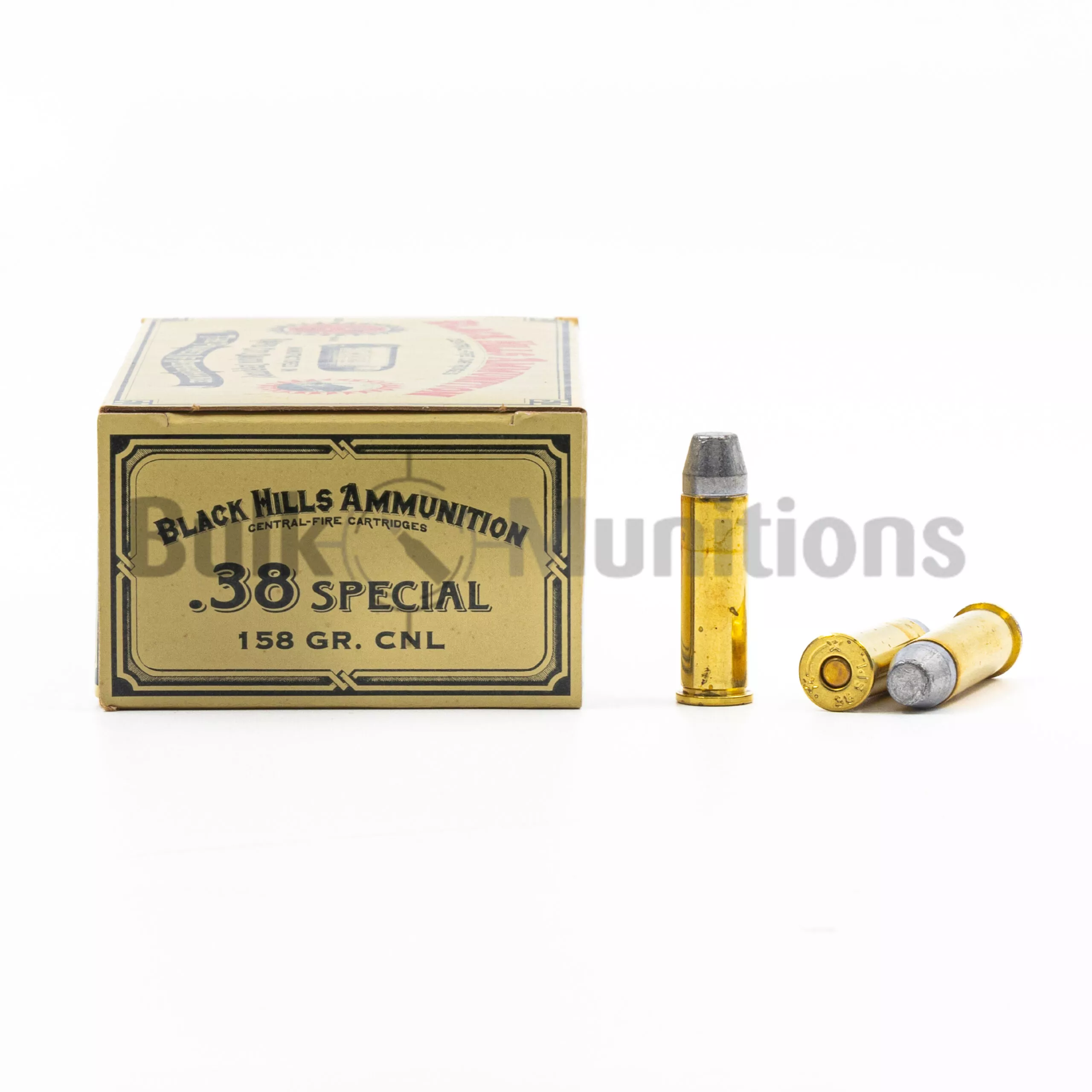 38 Special - 158 gr CNL - Black Hills CA (DCB38N1) - 500 Rounds