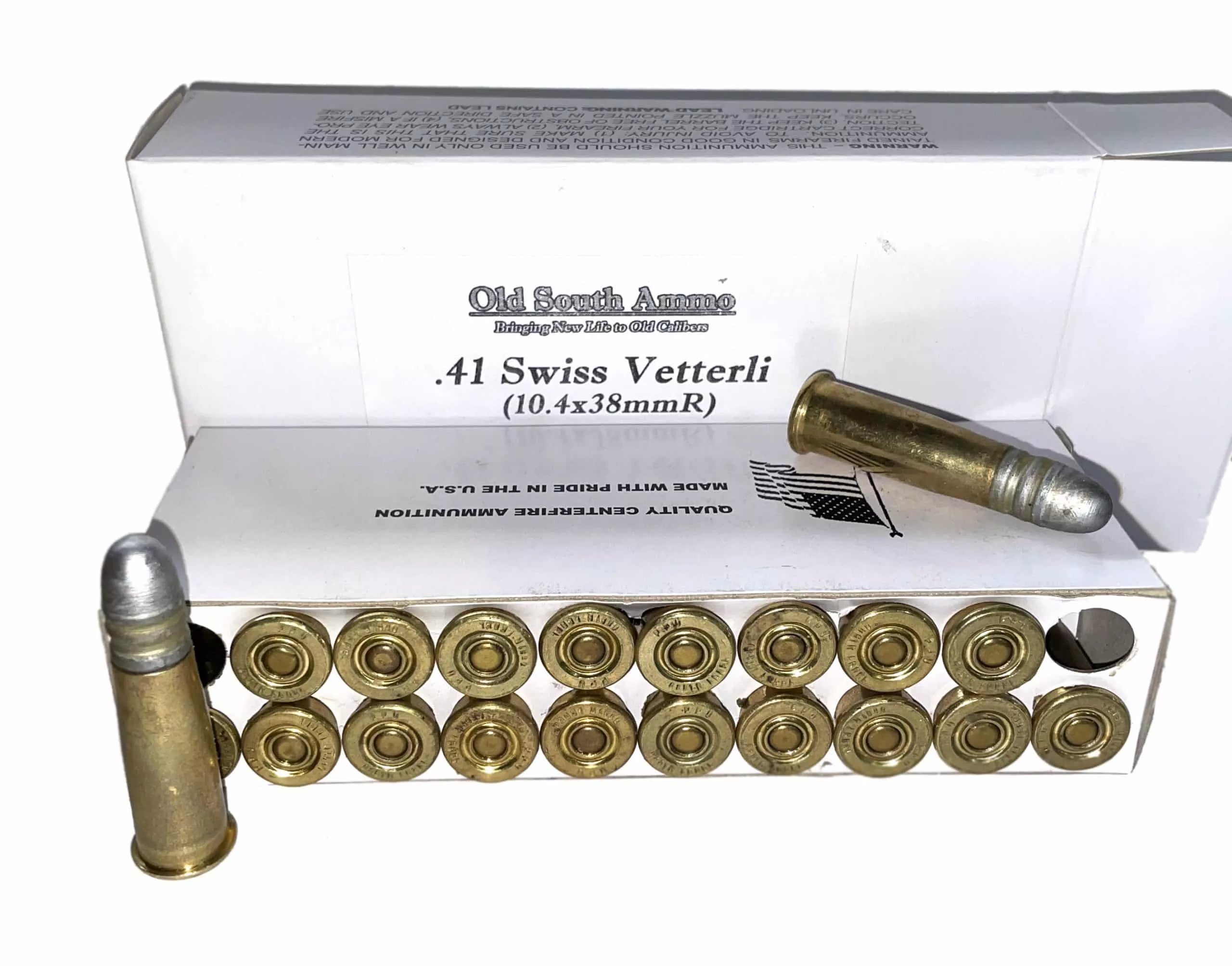 41 Swiss Vetterli Ammunition - New Production!