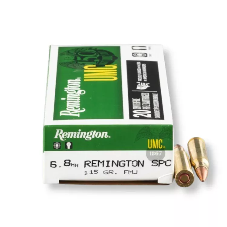 6.8 SPC - 115 gr FMJ - Remington (R24035) - 200 Rounds