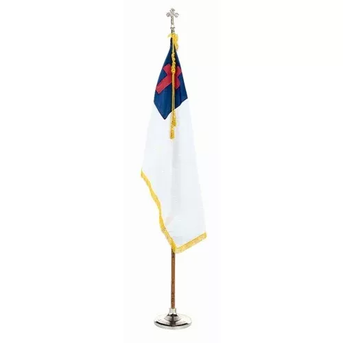 Annin Christian Flag Mounted Set – Complete Indoor Set