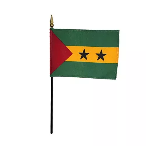 Annin Flagmakers Sao Tome and Principe Empire-Brand Desk Flag