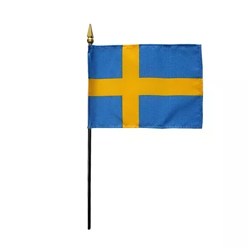 Annin Flagmakers Sweden Empire-Brand Desk Flag
