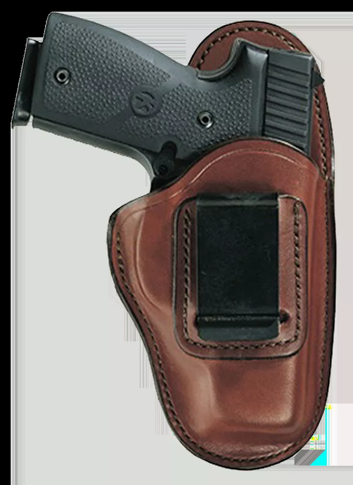 Bianchi ProfessionalIWB Tan Leather Fits S&W J Frame 2″ Taurus 85 2″/Ruger LCR .38 Special Belt Clip Mount LH