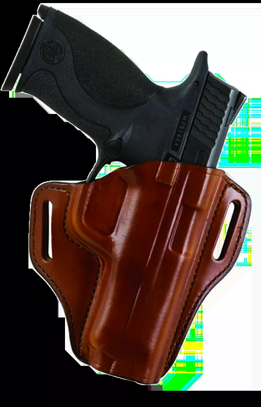 Bianchi RemedyOWB Tan Leather Fits S&W Shield Belt Slide Mount RH