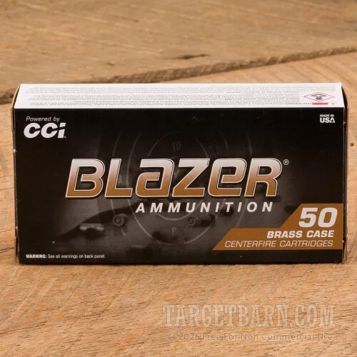 Blazer 40 S&W 165 Grain FMJ – 50 Rounds