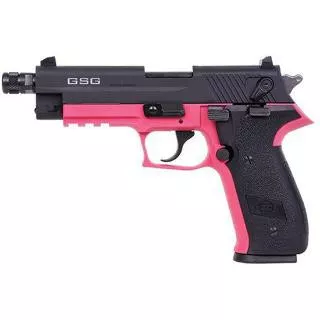 Blue Line Global GSG Firefly Semi-Auto 22LR 4.76" Threaded Barrel 10Rd Pink
