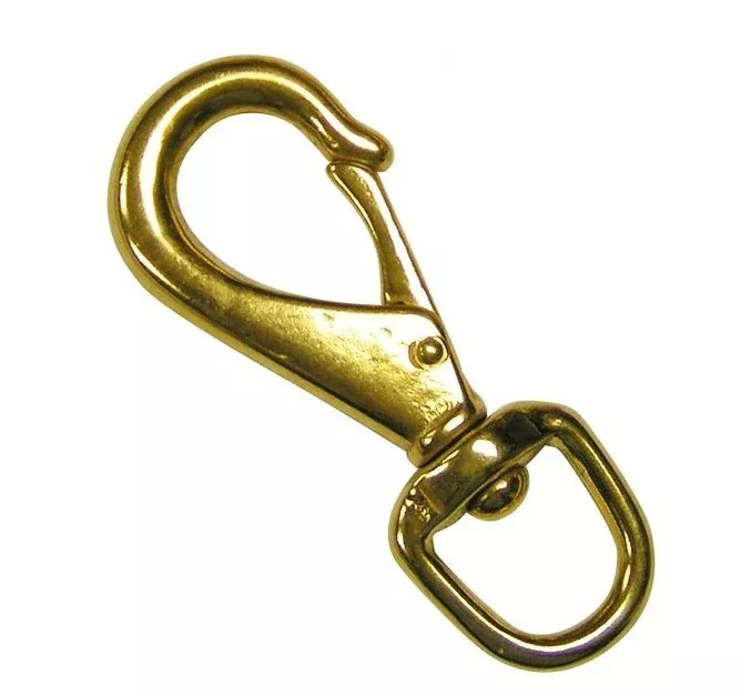Brass Flag Snap