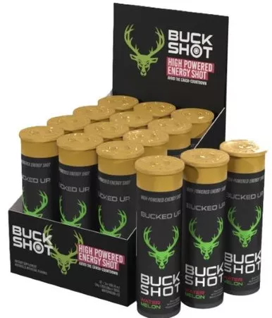 Bucked Up 2OZ Energy Shots Watermelon 2-12 Packs