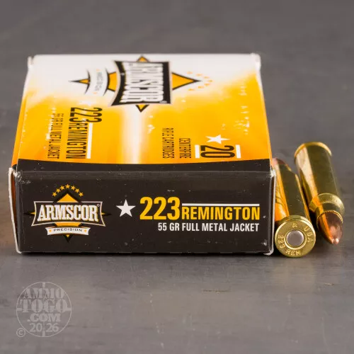Bulk 223 Remington Ammo by Armscor for Sale – 1000 Rounds