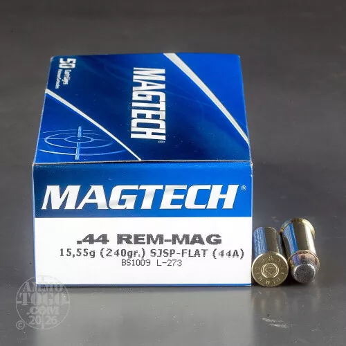 Bulk Magtech 44 Magnum Ammo for Sale – 1000 Rounds
