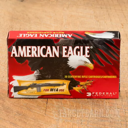 Federal American Eagle 7.62 NATO 158 Grain OTM – 200 Rounds