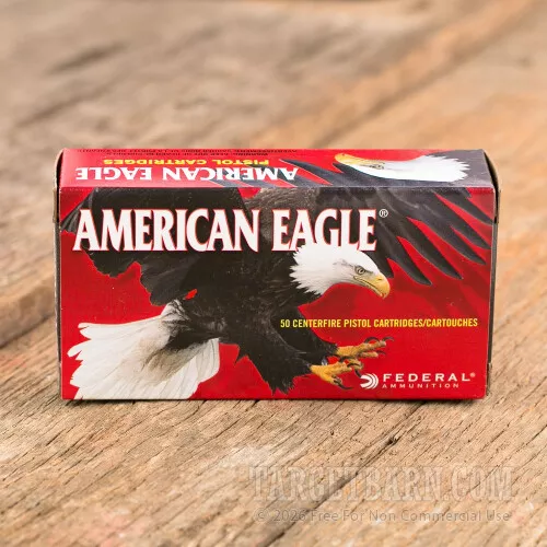 Federal American Eagle 9mm Luger 147 Grain FMJ FN – 50 Rounds