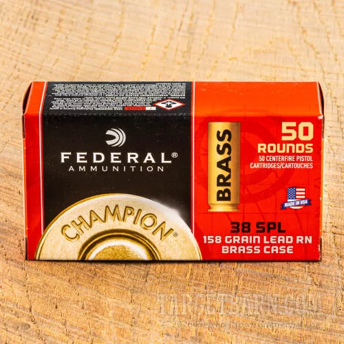 Federal Champion 38 Special 158 Grain LRN – 400 Rounds