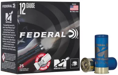 FEDERAL MASTER CLASS SHOTSHELL 12 GA 1 OZ #8 MC12H18