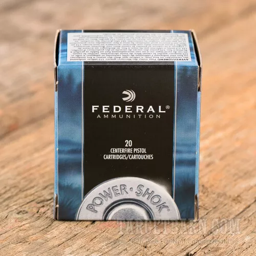 Federal Power-Shok 357 Magnum 180 Grain JHP Cartridges – 20