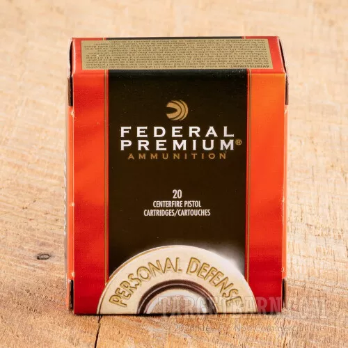 Federal Premium 40 S&W 180 Grain JHP – 20 Rounds