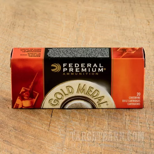 Federal Premium Sierra Match King Gold Medal 223 Rem 69 Grain BT-HP – (20 Rounds)