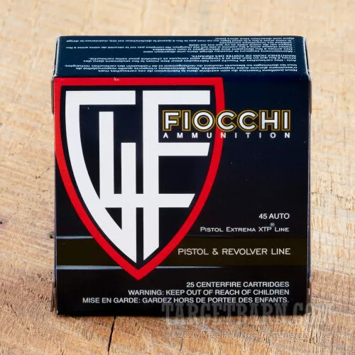 Fiocchi 45 ACP 230 Grain JHP - 500 Rounds