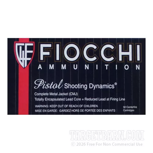 Fiocchi Shooting Dynamics 45 ACP 230 Grain CMJ – 500 Rounds