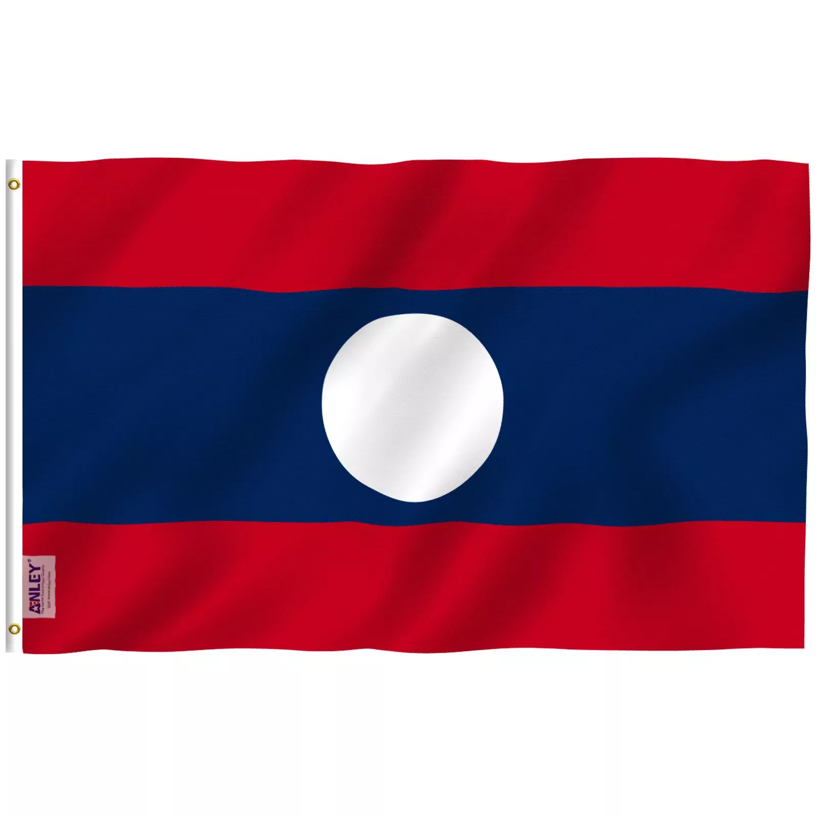 Fly Breeze 3x5 Foot Laos Flag