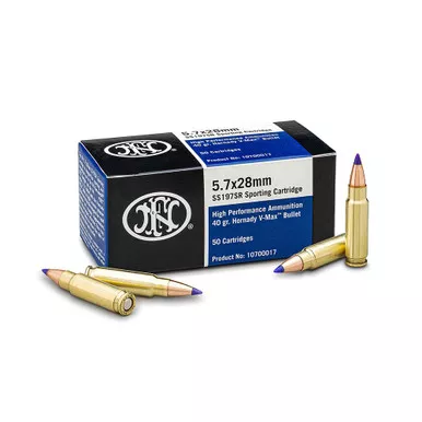 FN Handgun Ammunition 5.7x28mm 40gr V-Max 50/ct