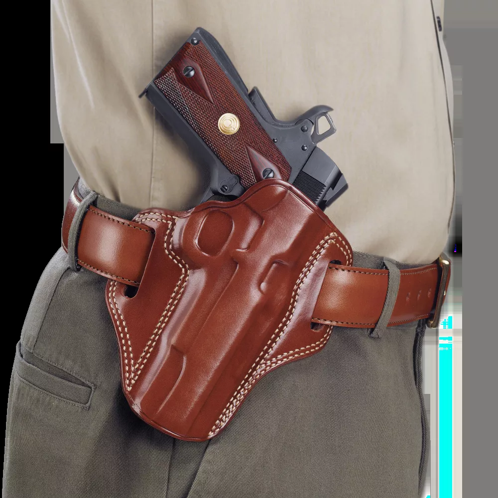Galco Combat MasterTan Leather Belt Fits Glock 43, 43x Right Hand