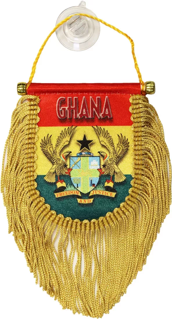 Ghana Window Hanging Flag (Shield)