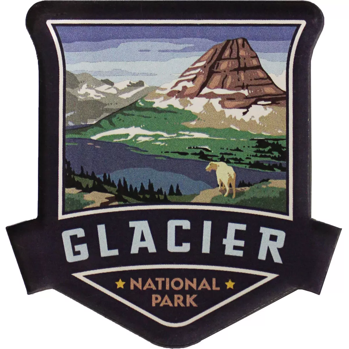 Glacier National Park Acrylic Magnet