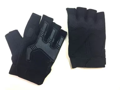 Half Finger Black Tactical Gloves
