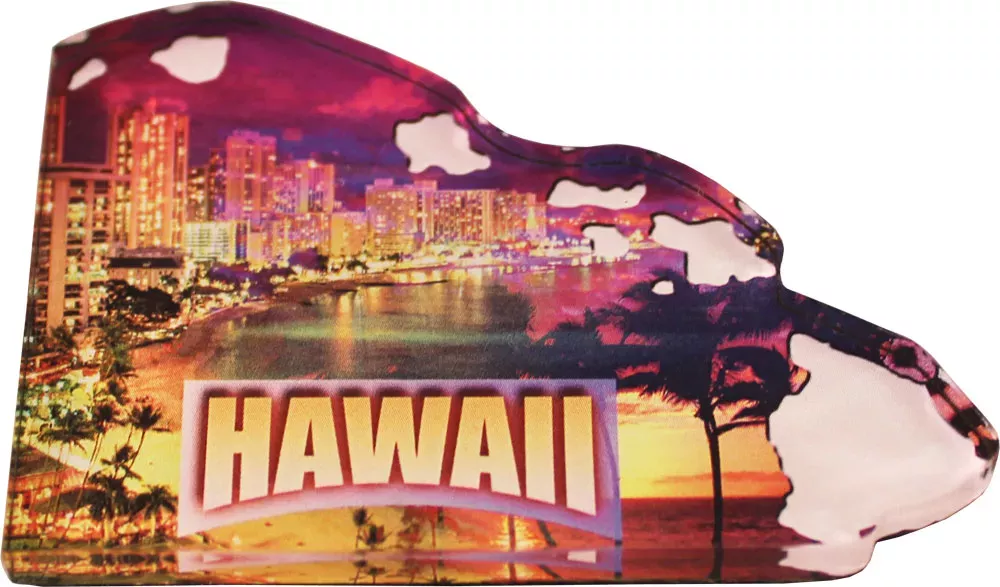 Hawaii Acrylic Scenic Magnet
