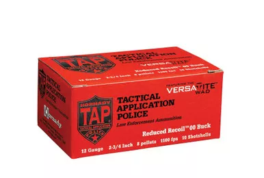 Hornady 12 Gauge TAP Reduced Recoil 00 Buck LE - 10 Rounds - BOX