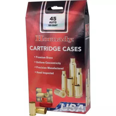 Hornady 86288 Unprimed Cases, 6.5 PRC, Brass