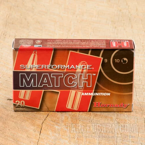 Hornady Superformance Match 308 Winchester 178 Grain BTHP - 20 Rounds