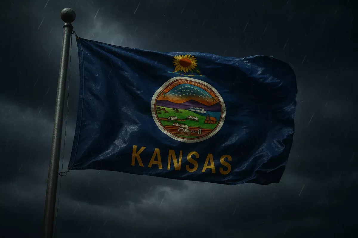 Kansas Outdoor Polyester State Flag