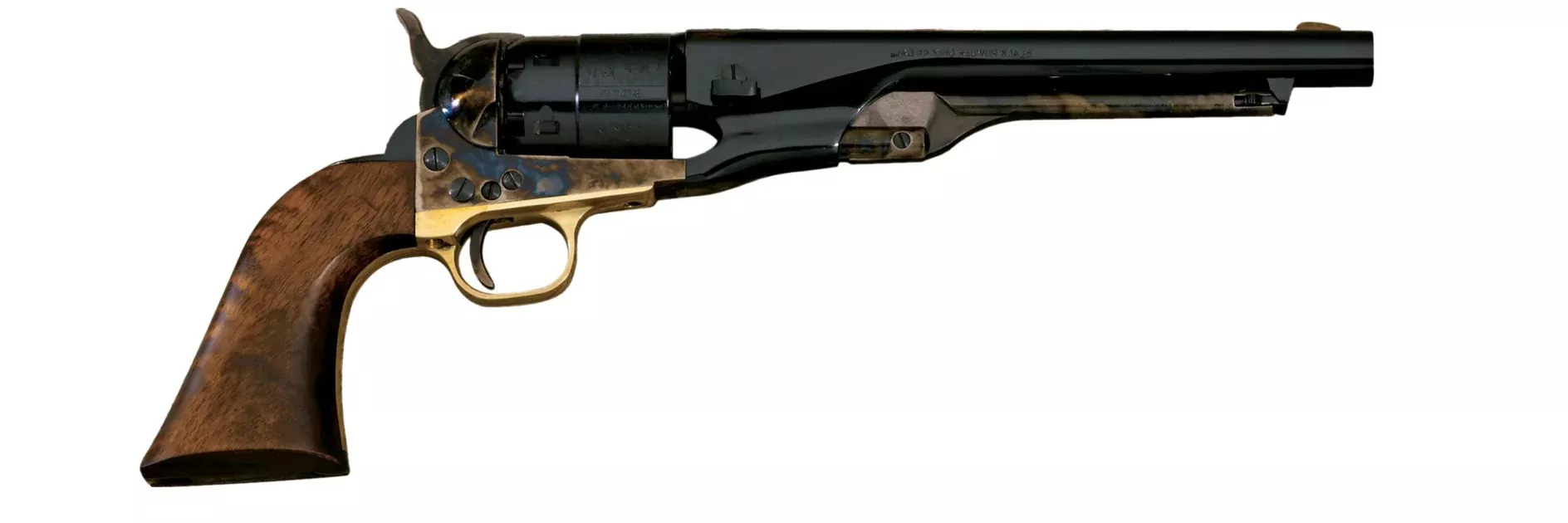 Pietta™ 1860 Army Black Powder Revolver Pistol – .44 Caliber 8″ Blued Barrel -CAS44