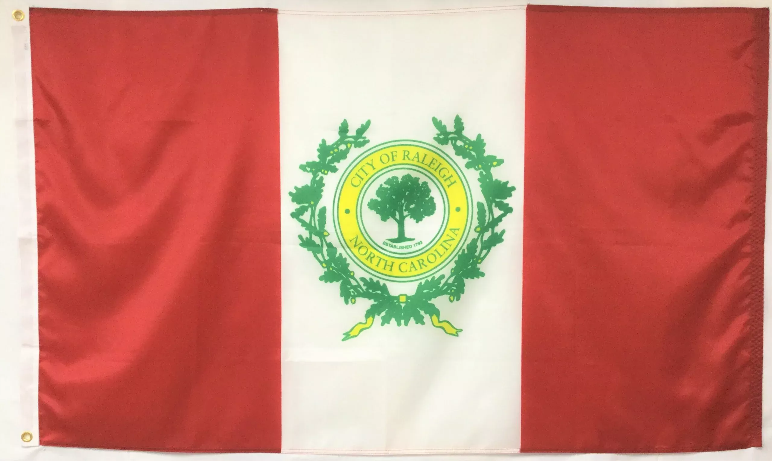 Raleigh North Carolina Flag, Nylon All Sizes - Flagpro