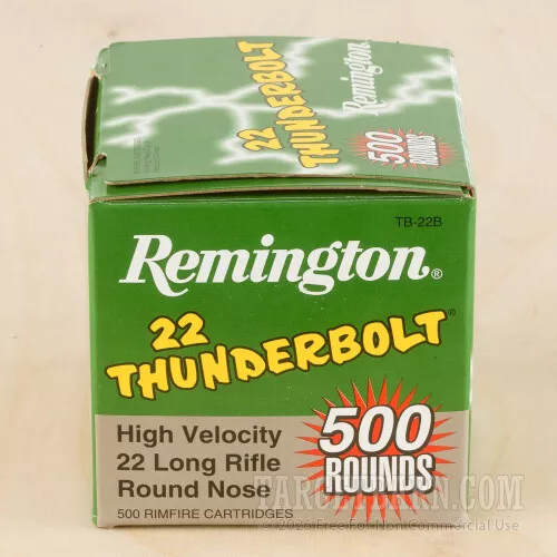 Remington 22 LR 40 Grain LRN – 500 Rounds