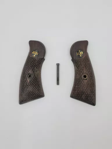 Ruby Extra .22 CalRevolver Wood Grips