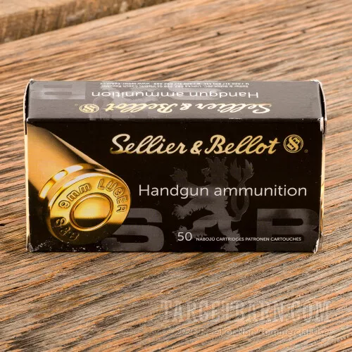 Sellier & Bellot 9mm 115 Grain JHP - 1000 Rounds